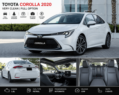 Toyota Corolla 2020 — Very Clean, Full Option