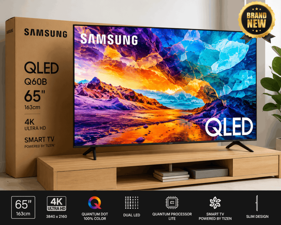 Samsung 65" QLED 4K Smart TV — Brand New