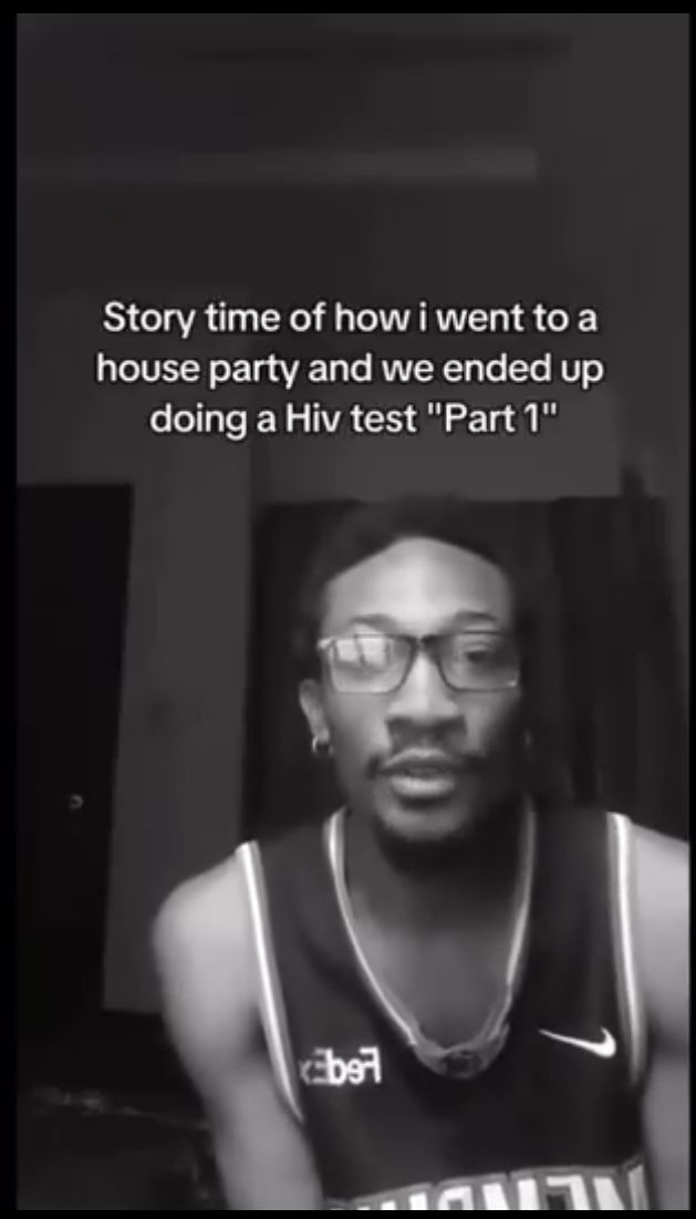 Man narrates how a house party took an unexpected turn after everyone took an HIV test