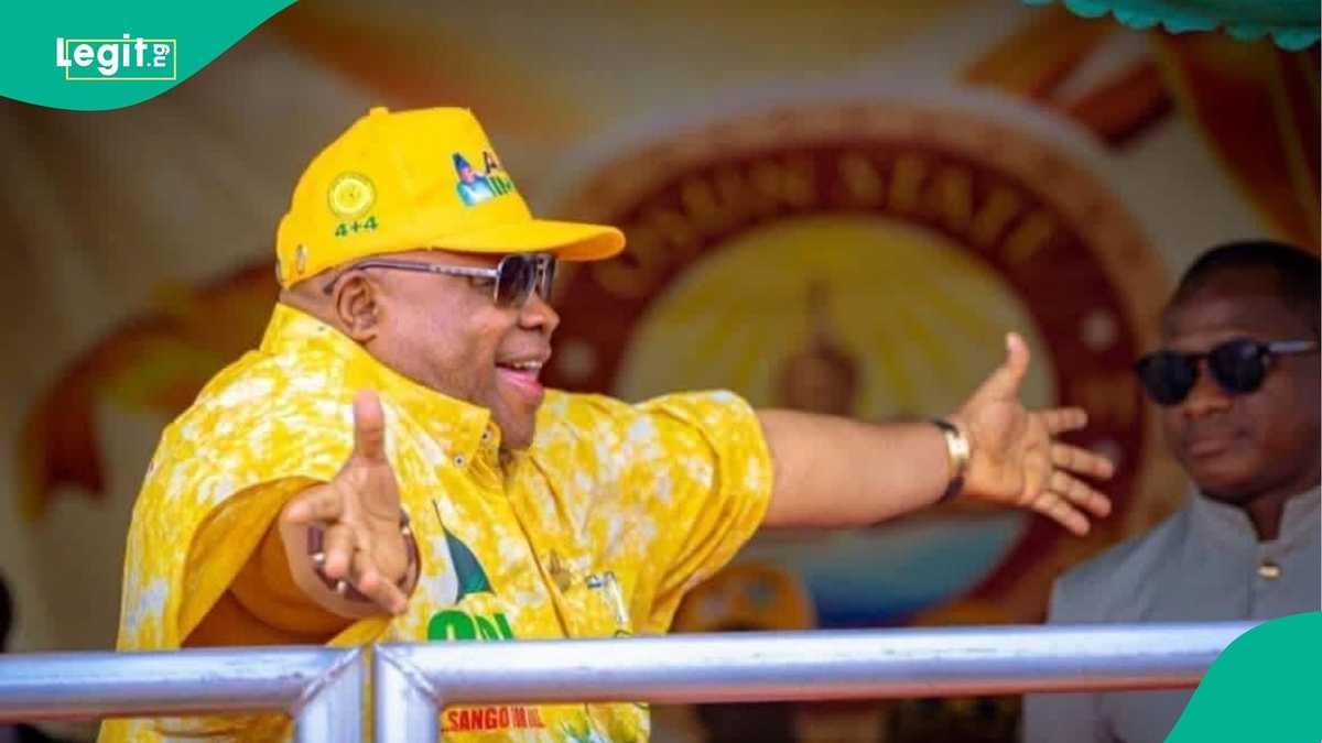 Osun Governor Adeleke visits late brother's grave before casting vote