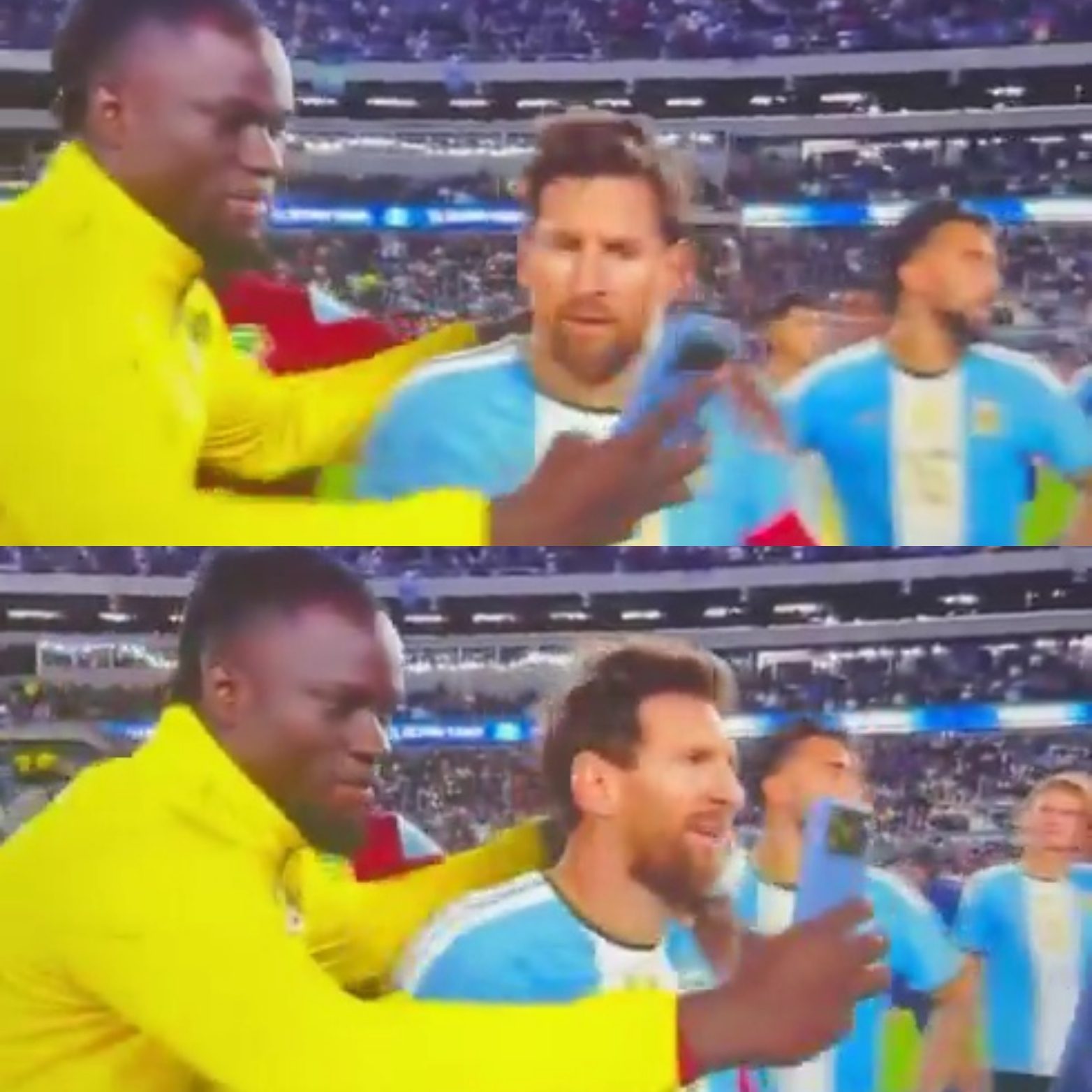 Bashir Ahmad criticizes Messi for perceived snub of Benin player during farewell match