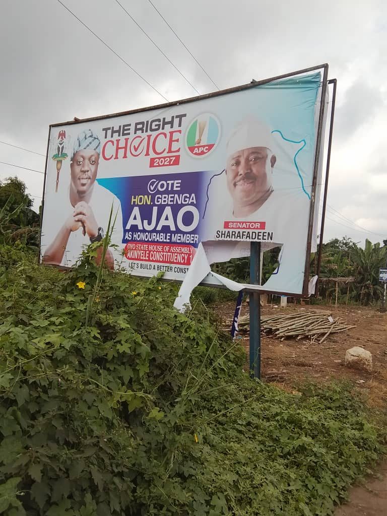 APC Chieftain Calls for Security Action Following Destruction of Campaign Billboards in Oyo