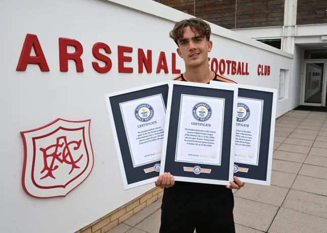Arsenal's Max Dowman sets three Guinness World Records in debut season