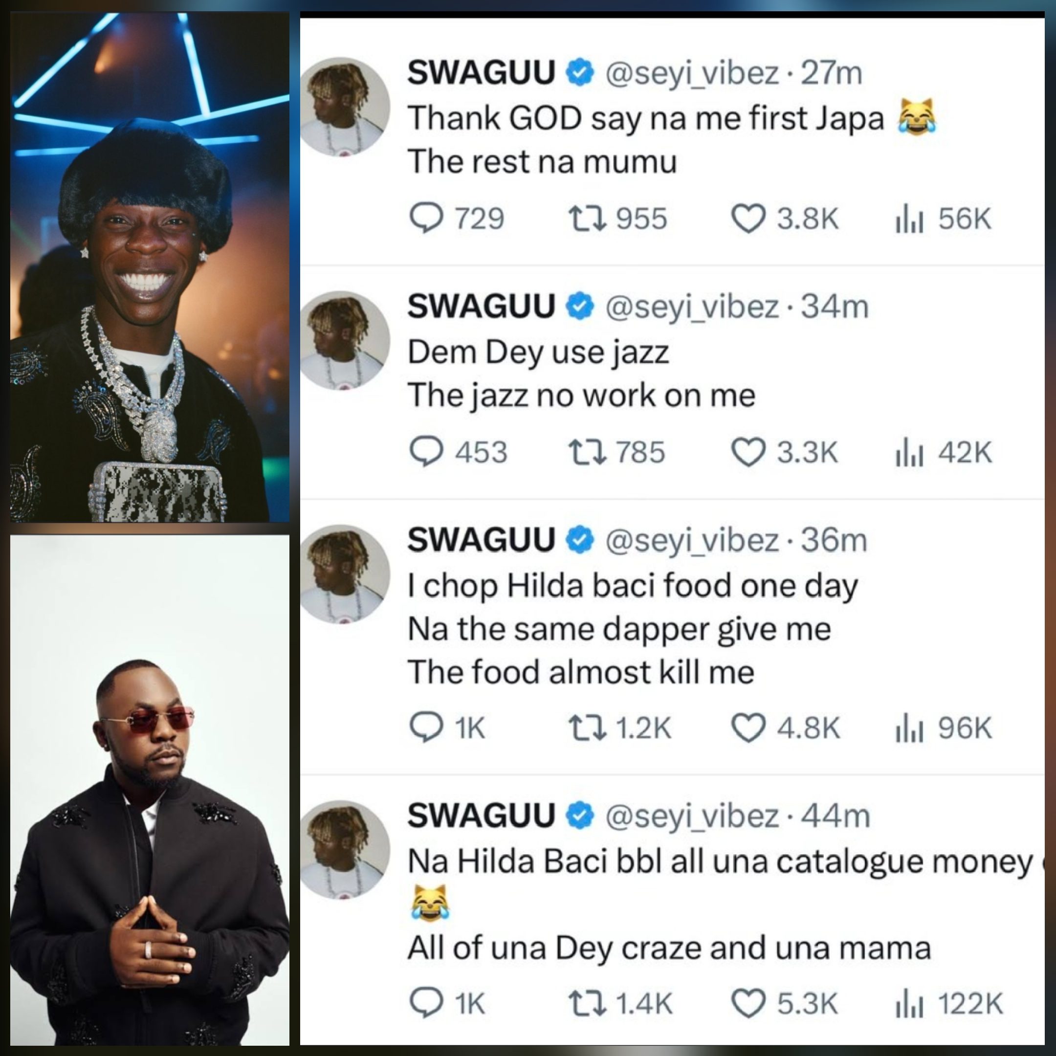 Seyi Vibez continues to drag Dapper Music amid alleged ₦1bn missing funds