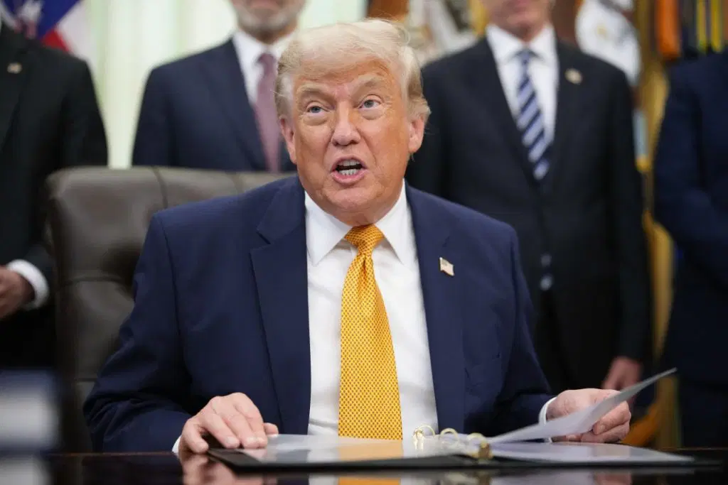 Trump calls for strict penalties against fraudsters targeting federal programs