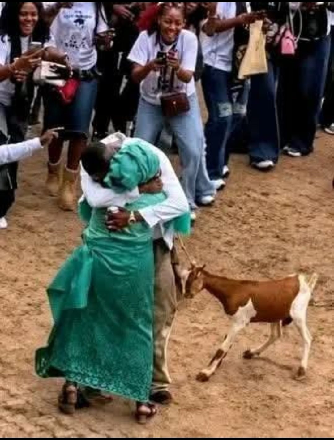 I don't  have money for a Jeep - Mother who gifted son a goat to celebrate his graduation speaks